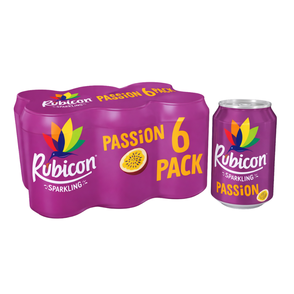 Rubicon Sparkling Passion 6 x 330ml