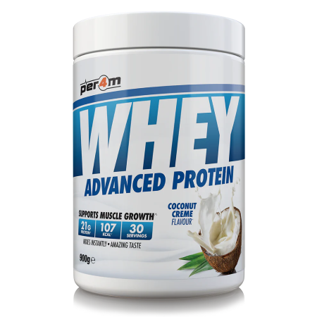 Per4m Advanced Whey Protein 900g Coconut Creme - Vapesdirect