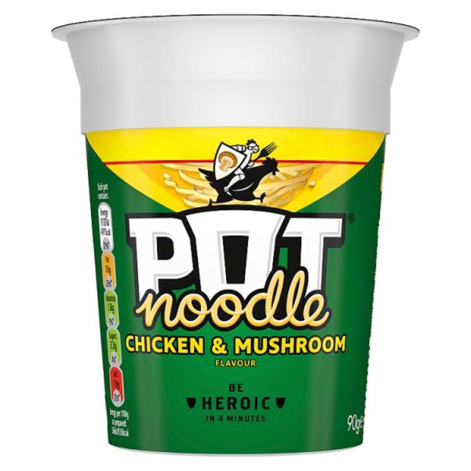 Pot Noodle Standard Pot Chicken & Mushroom 90 g