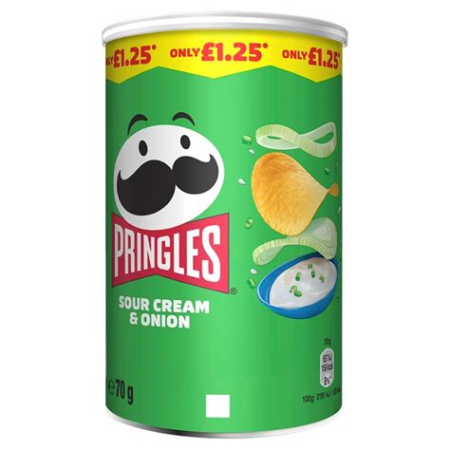 Pringles Sour Cream and Onion PM £1.25