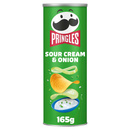 Pringles Sour Cream & Onion 165g