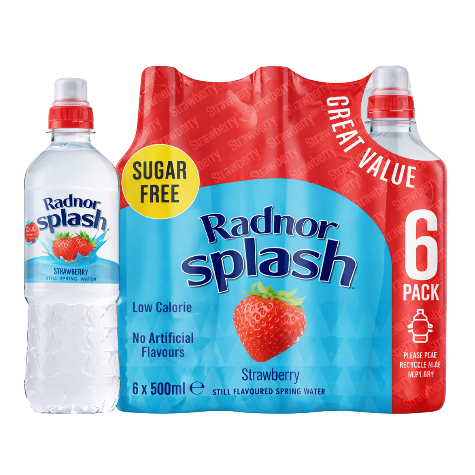 Radnor Splash Still Strawberry 6 x 500ml