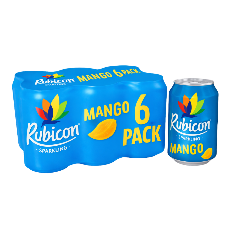 Rubicon Sparkling Mango 6 x 330ml