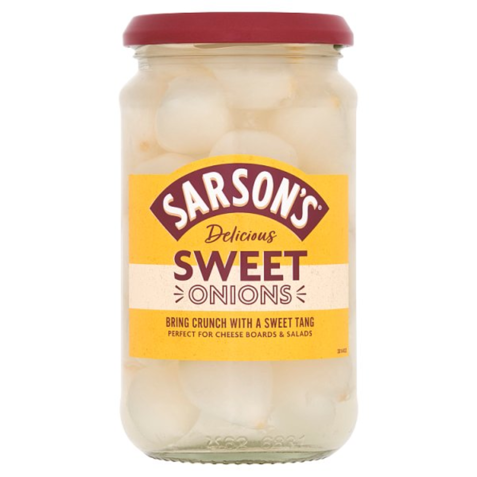 Sarson's Delicious Sweet Onions 460g