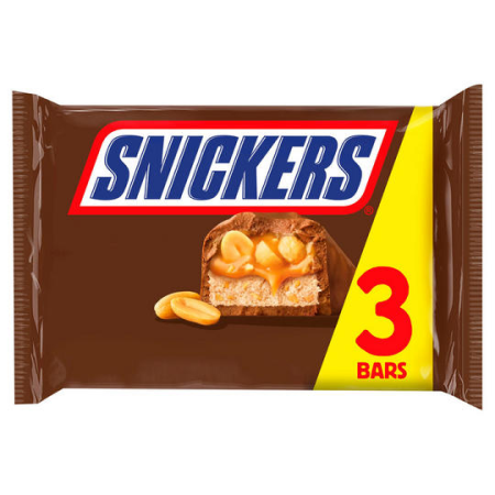 Snickers Bars 3pk