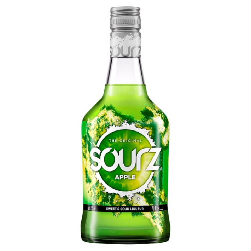 Sourz Green Apple Sour Liqueur 70cl