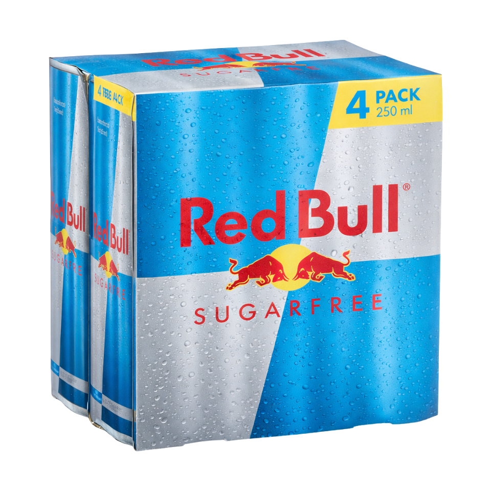 Red Bull Sugarfree Energy Drink 250ml 4 Pack