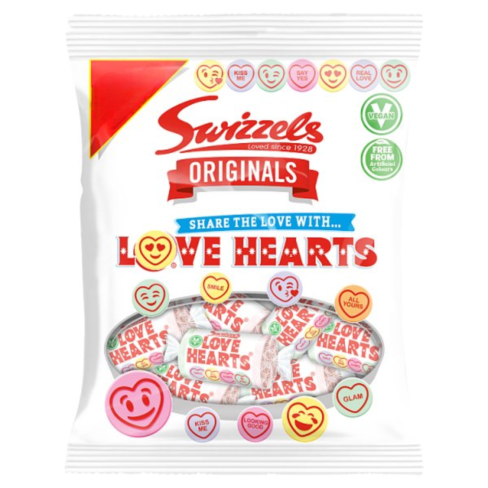 Swizzels Originals Love Hearts 125g