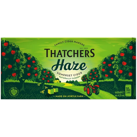Thatchers Haze Cider 10 x 440ml