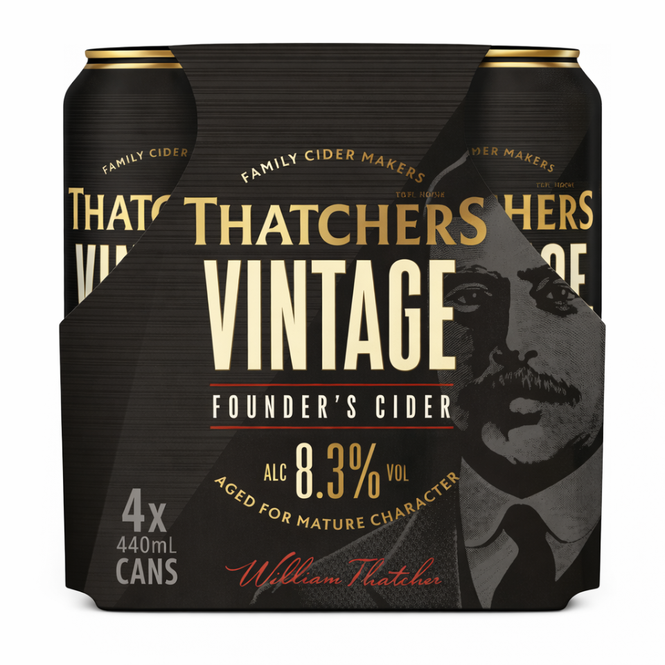 Thatchers Vintage Founder's Cider 4x440ml