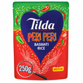 Tilda Peri Peri Basmati Rice, Medium Heat, Microwave Ready Meal, Gluten Free, 250g