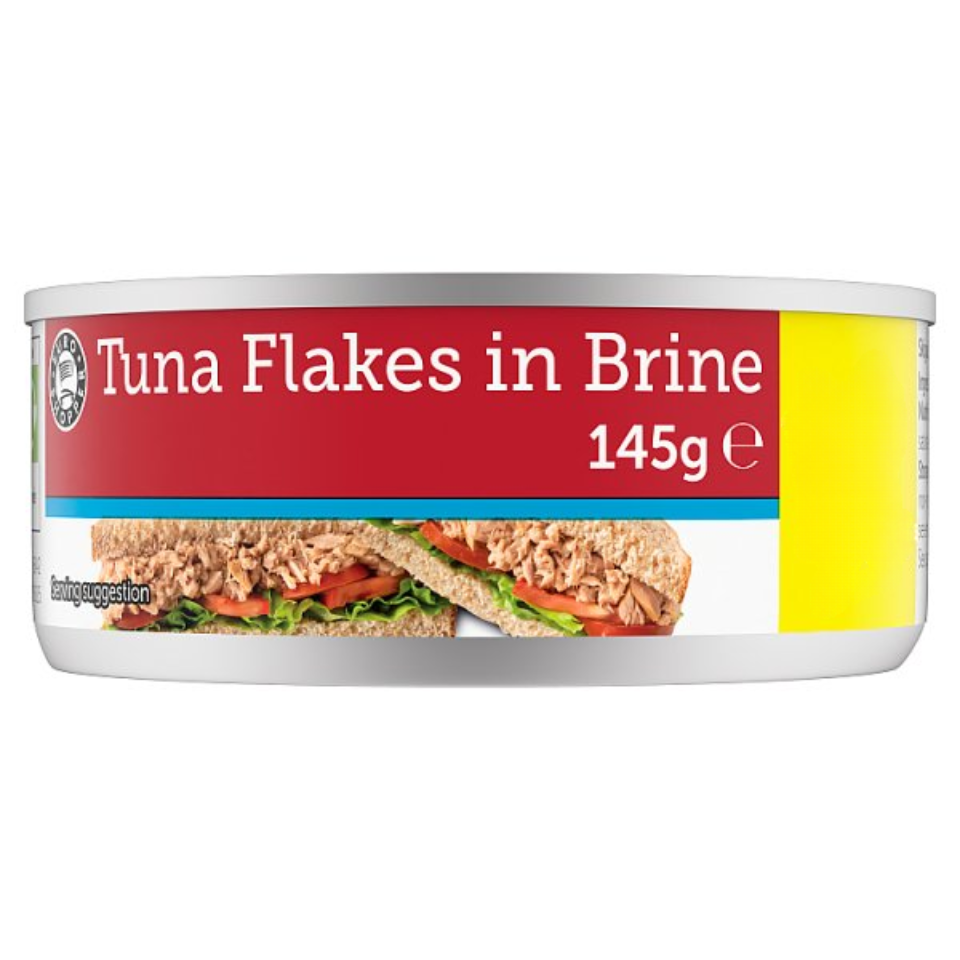 Euroshopper Tuna Flakes in Brine 145g
