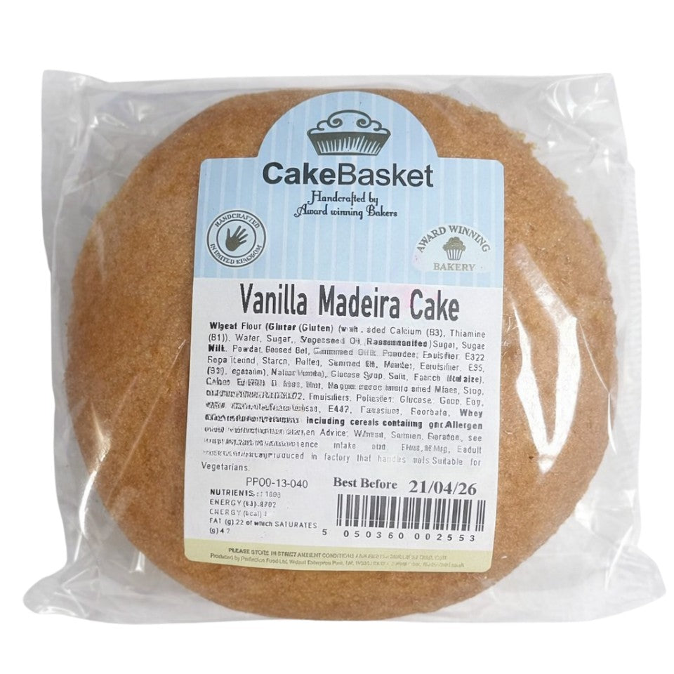 Cake Basket Vanilla Madeira Cake