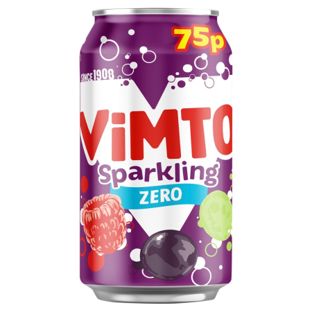 Vimto Sparkling Zero 330ml Can