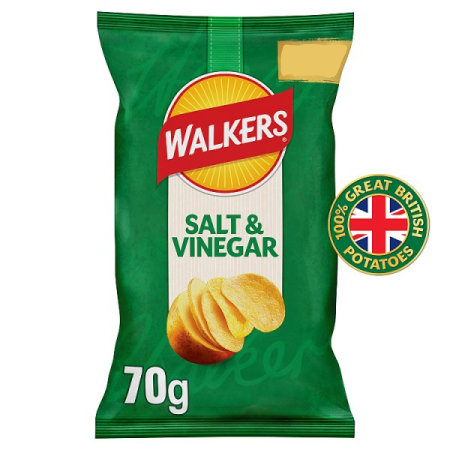 Walkers Salt & Vinegar Crisps 70g