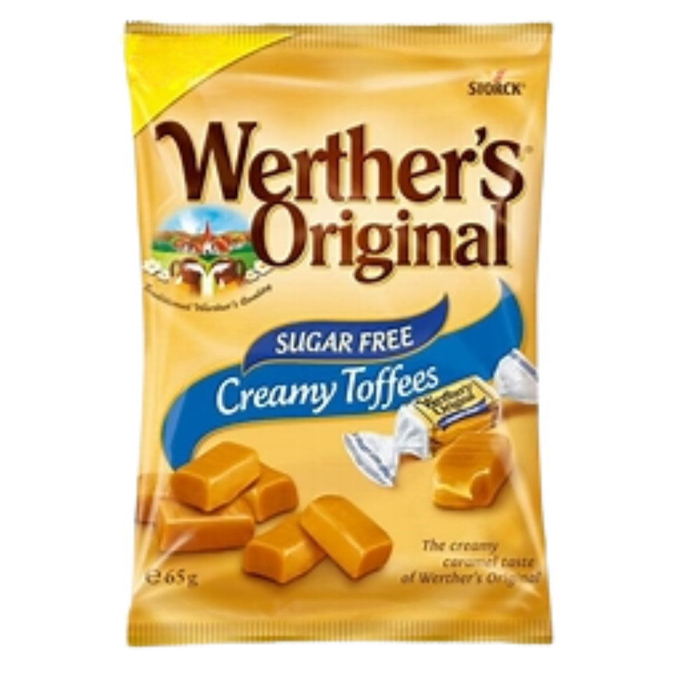 Werther's Original Creamy Sugar Free Toffees 110g