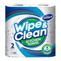 Velvet Wipe & Clean Kitchen Towel 2 Pack
