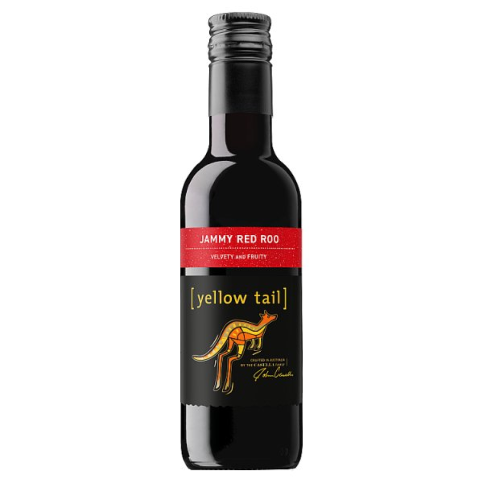 Red Roo Aussie Yellow Tail Jammy Red Roo 187ml | Quality Australian Red Wine ...